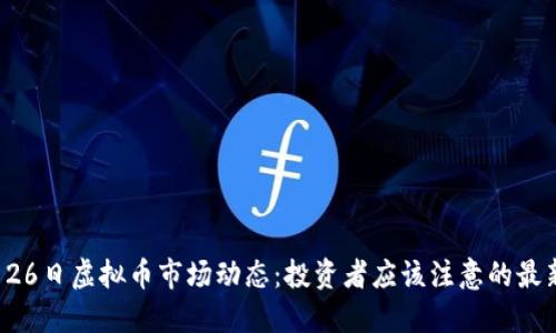 2023年10月26日虚拟币市场动态：投资者应该注意的最新趋势与机会
