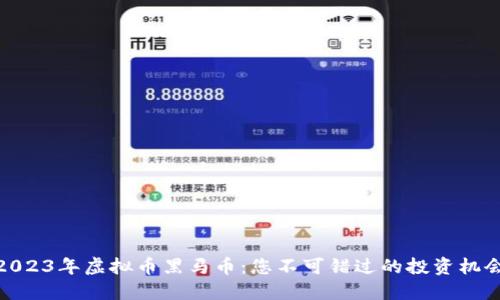 2023年虚拟币黑马币：您不可错过的投资机会
